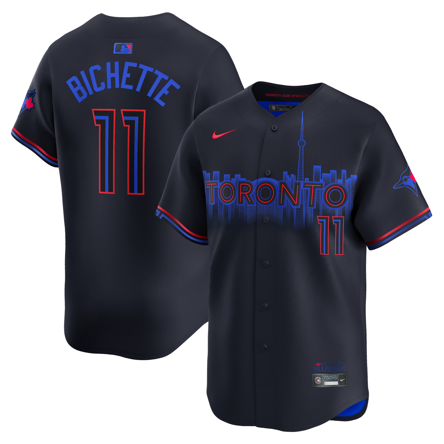 Toronto Blue Jays City Connect Bo Bichette #11 Nike Replica Team Jersey