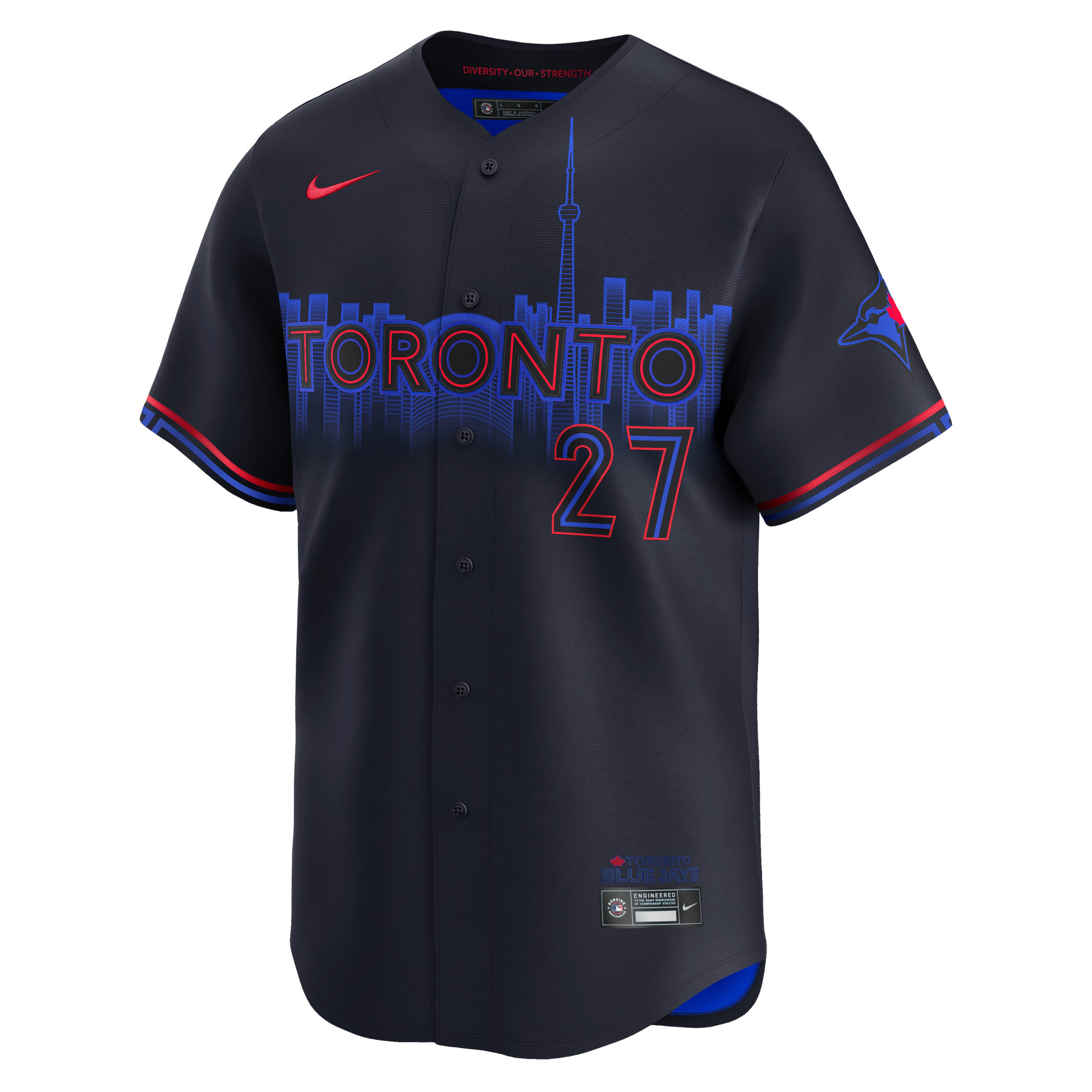 Toronto Blue Jays City Connect Vladimir Guerrero #27 Nike Replica Team Jersey - Pro League Sports Collectibles Inc.