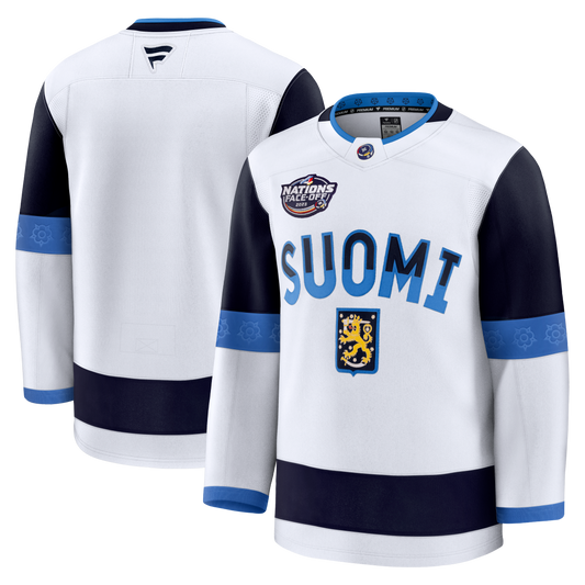 Team Finland 4 Nations Face-Off 2025 Fanatics Premium Jersey