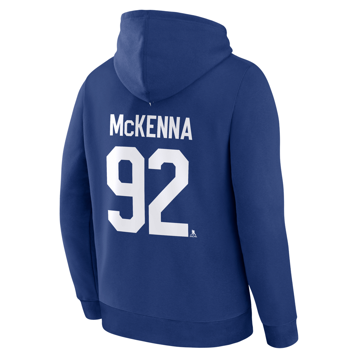 Gavin McKenna #92 Toronto Maple Leafs Fanatics Authentic Stack Name & Number Hoodie - Navy