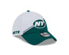 New York Jets New Era 2023 Sideline 39THIRTY Flex Hat - White/Green - Pro League Sports Collectibles Inc.