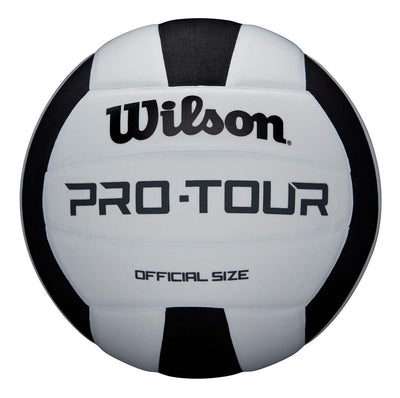 Wilson Pro-Tour Volleyball Official Size - White/Black