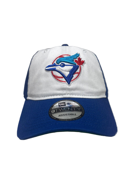 Toronto Blue Jays New Era Cooperstown Collection 9Twenty Adjustable Hat - TwoTone Blue/White