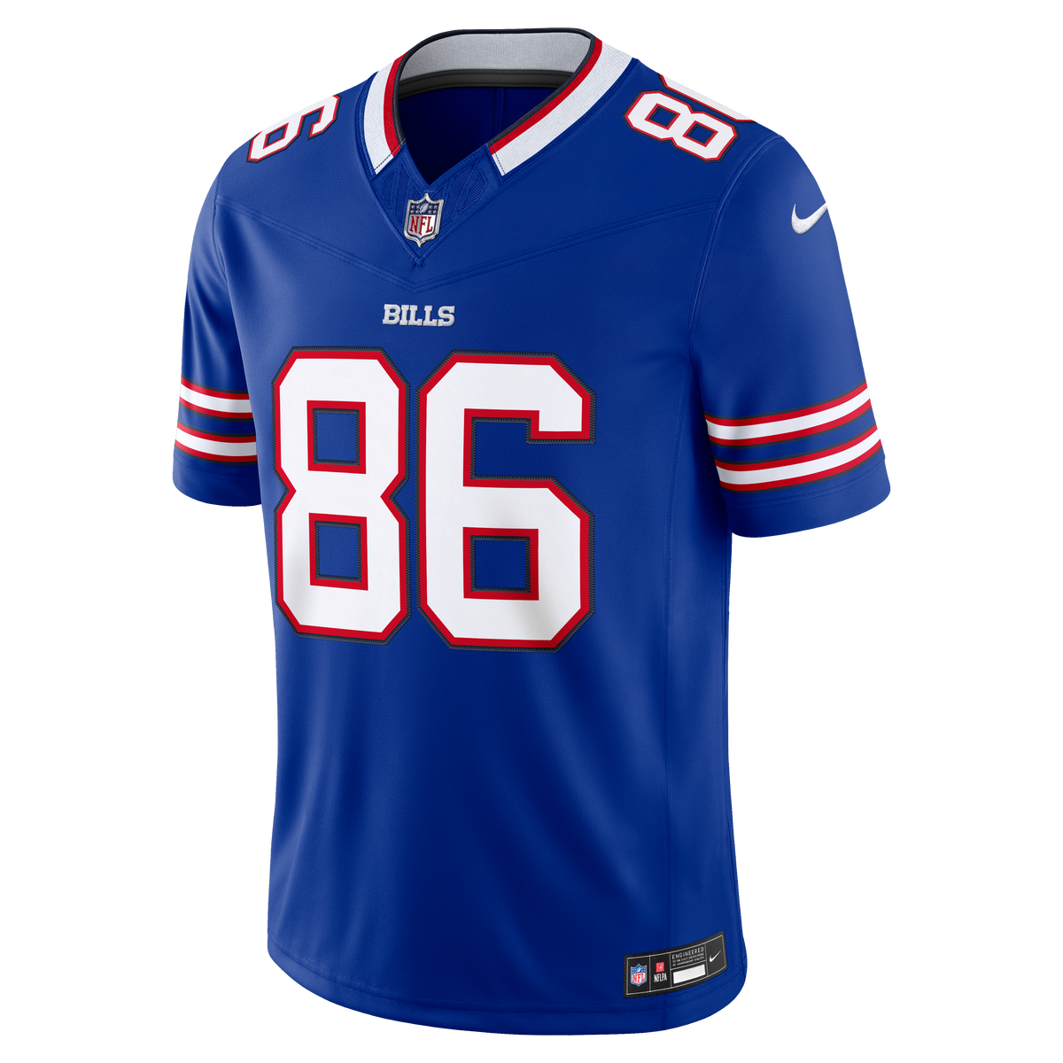 Dalton Kincaid #86 Buffalo Bills Vapor F.U.S.E. Stitched Limited Jersey - Royal