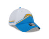 Los Angeles Chargers New Era 2023 Sideline 39THIRTY Flex Hat - White/Light Blue - Pro League Sports Collectibles Inc.