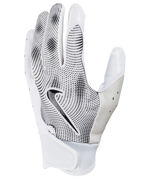 Youth Jet White Nike Vapor Football Gloves