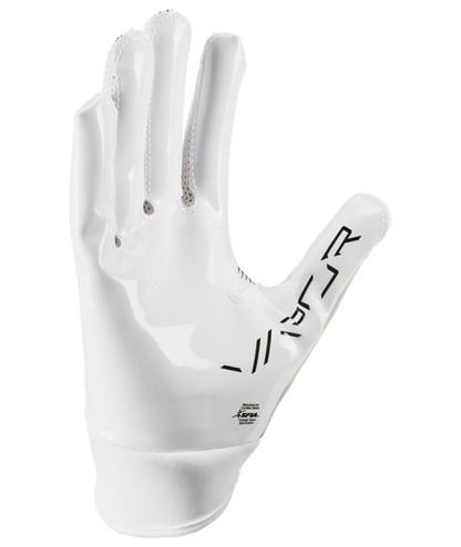 Youth Jet White Nike Vapor Football Gloves