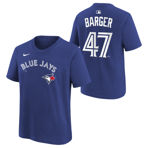 Youth Toronto Blue Jays Addison Barger #47 T-Shirt  - Rush Blue
