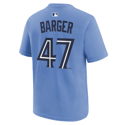 Youth Toronto Blue Jays Addison Barger #47 T-Shirt  - Cobalt Blue