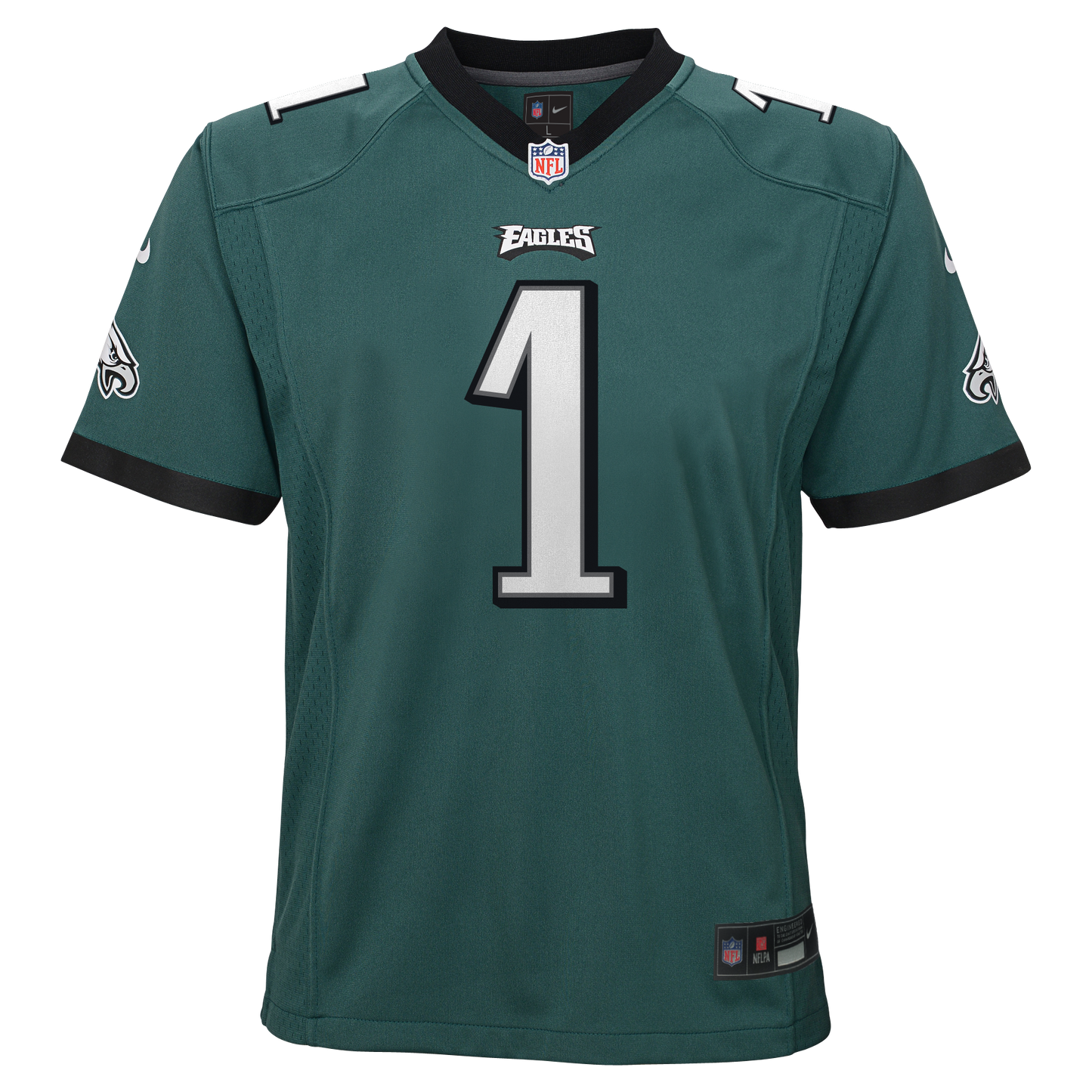 Youth Jalen Hurts #1 Philadelphia Eagles Green Nike - Game Jersey - Pro League Sports Collectibles Inc.