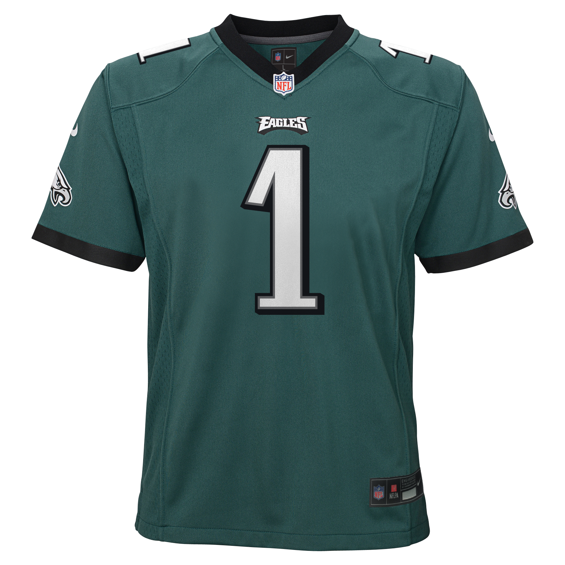 Youth Jalen Hurts #1 Philadelphia Eagles Green Nike - Game Jersey - Pro League Sports Collectibles Inc.