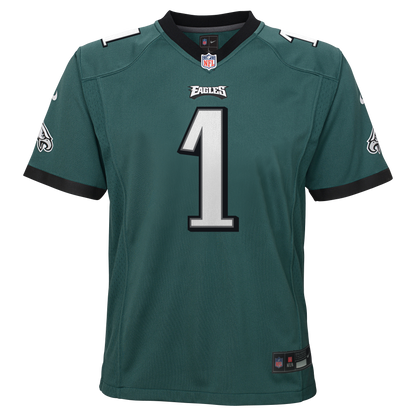 Youth Jalen Hurts #1 Philadelphia Eagles Green Nike - Game Jersey - Pro League Sports Collectibles Inc.