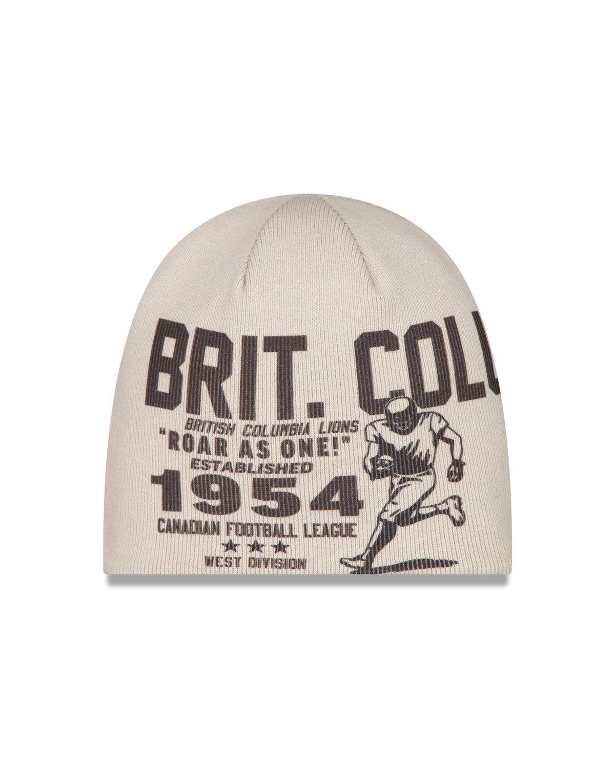 BC Lions CFL Turf Traditions New Era Knit Hat