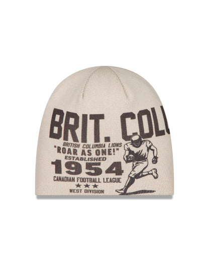 BC Lions CFL Turf Traditions New Era Knit Hat