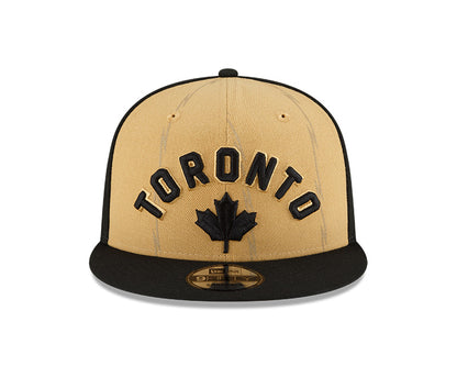 Youth Toronto Raptors New Era City Edition 23/24 9Fifty Snapback- Tan/Black