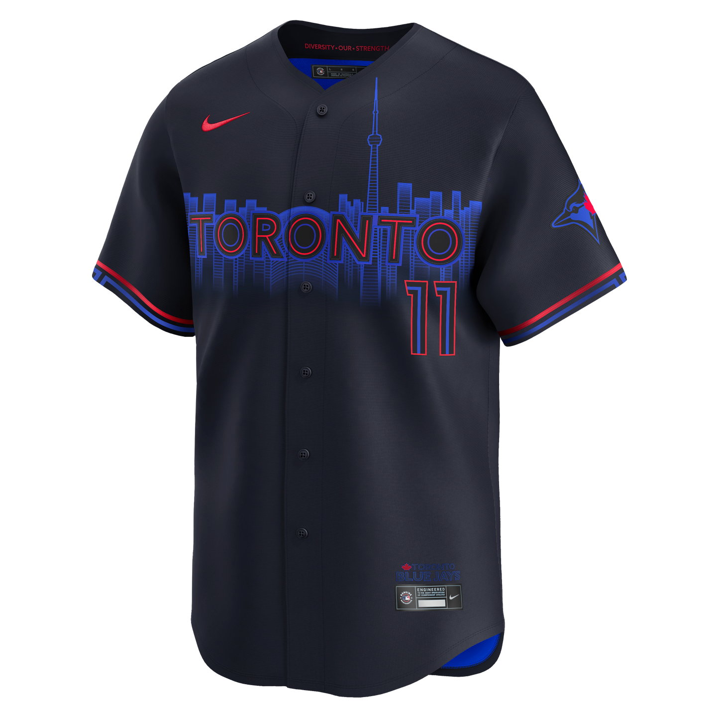 Toronto Blue Jays City Connect Bo Bichette #11 Nike Replica Team Jersey