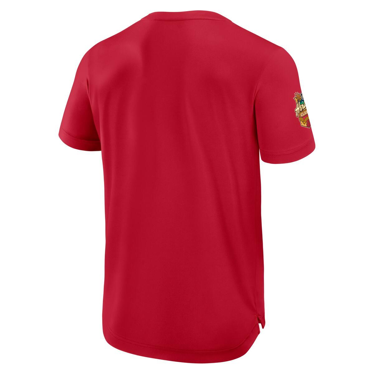 Montreal Canadiens Fanatics 2026 NHL Heritage Classic Authentic Pro Tech T-Shirt - Red
