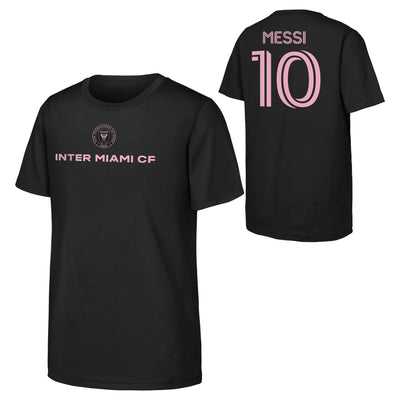 Child Inter Miami CF Messi Primary Logo Shirt - Black