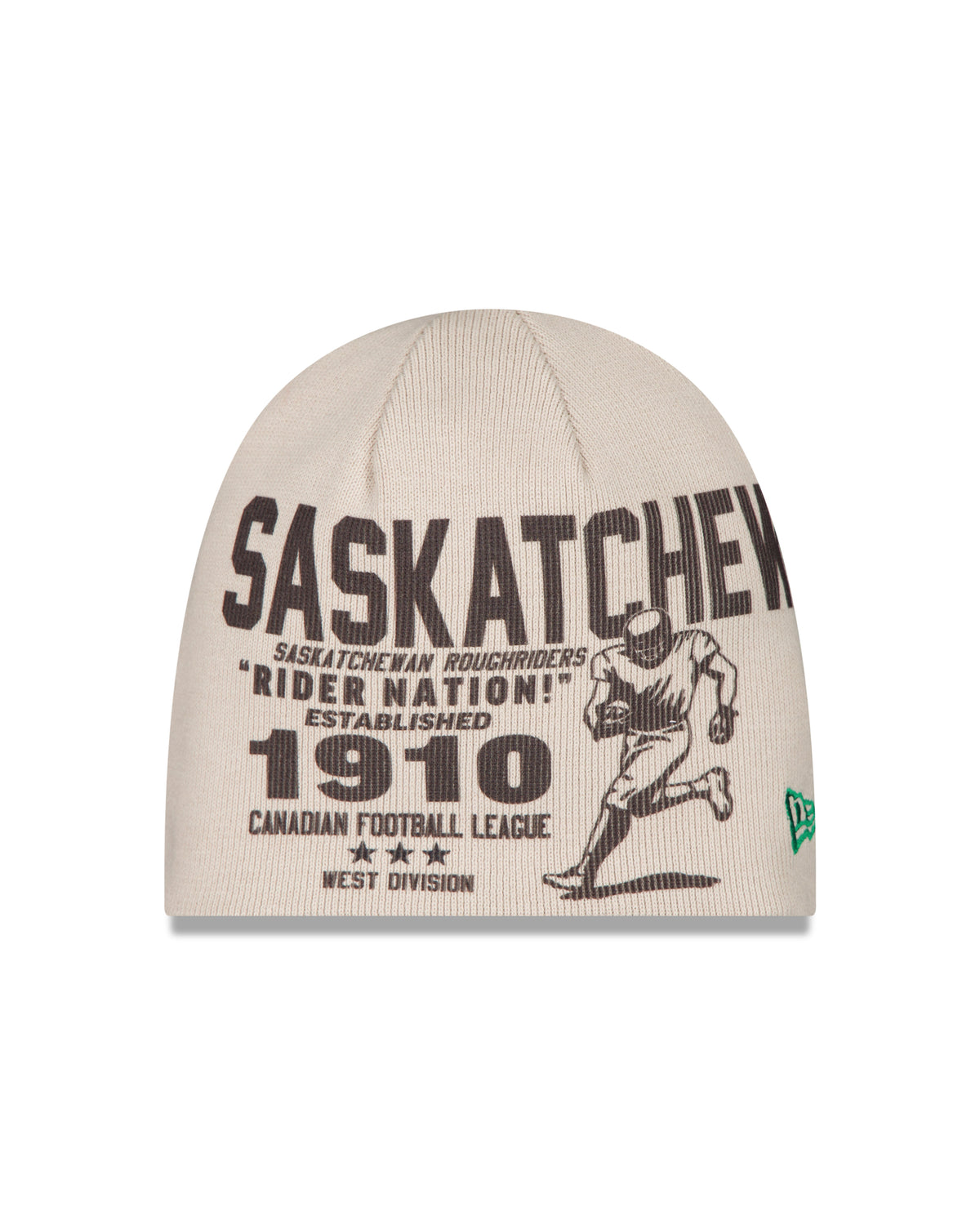 Saskatchewan Roughriders CFL Turf Traditions New Era Knit Hat
