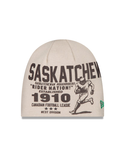 Saskatchewan Roughriders CFL Turf Traditions New Era Knit Hat