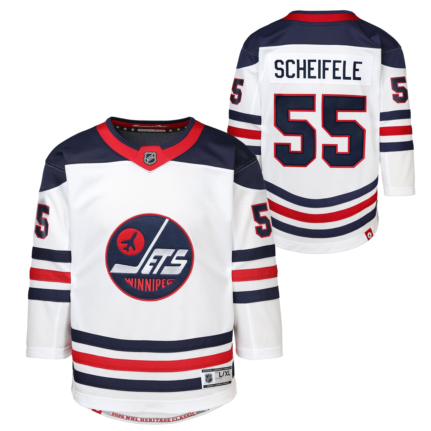Youth Winnipeg Jets Mark Scheifele #55 Outerstuff 2026 NHL Heritage Classic Jersey - White