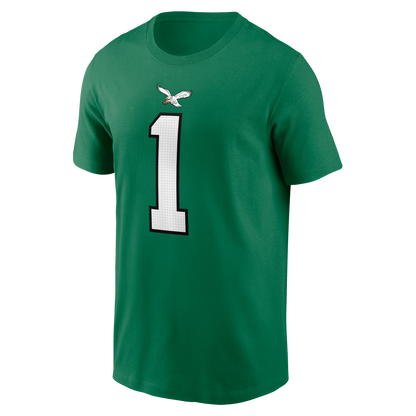 Jalen Hurts #1 Philadelphia Eagles Nike Player Name & Number T-Shirt - Kelly Green