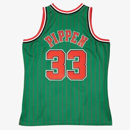 Scottie Pippen Chicago Bulls Mitchell & Ness 1995-96 Hardwood Classic Swingman Jersey - Green