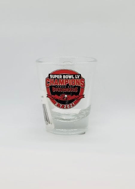 Tampa Bay Buccaneers Super Bowl LV Champions 2oz Shot Glass