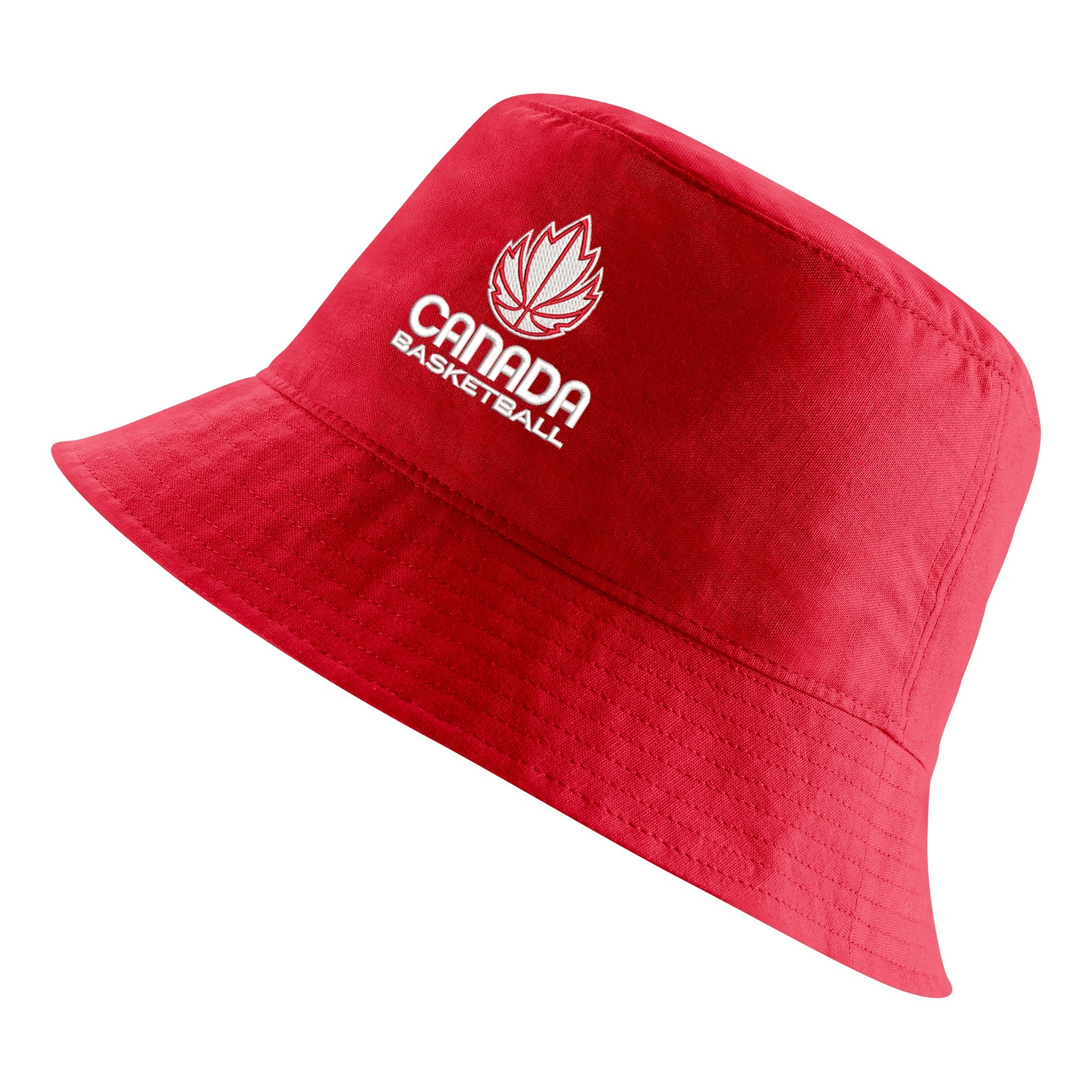 nike red bucket hat