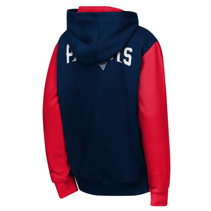 Youth New England Patriots Stadium 2.0 Full Zip Fleece Hoodie