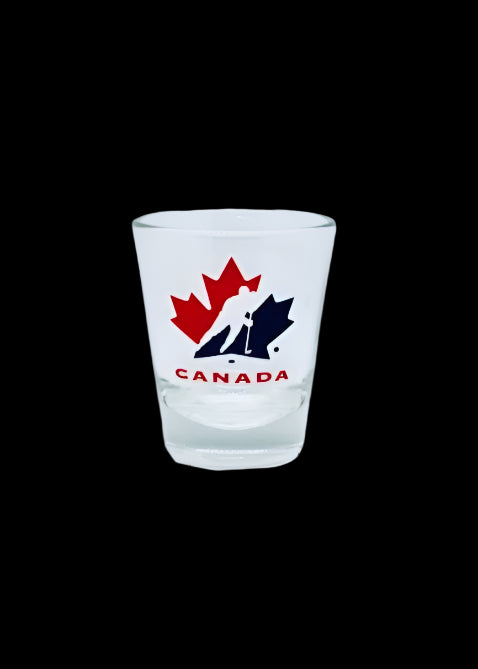 Team Canada Hockey 2oz Shot Glass - Pro League Sports Collectibles Inc.