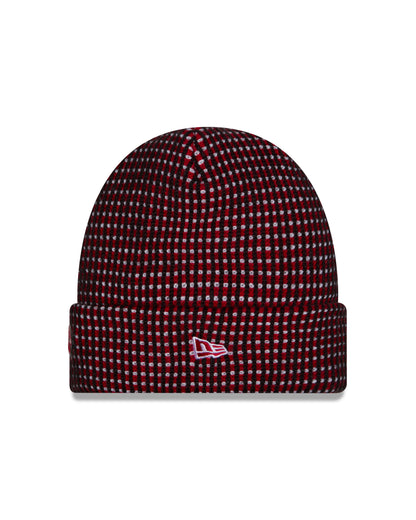 Atlanta Falcons 2026 New Era NFL Sideline Cold Weather Cuff Knit Toque - Black / Red