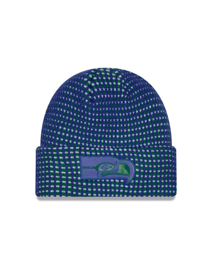 Seattle Seahawks 2026 New Era NFL Sideline Cold Weather Cuff Knit Toque - Historic