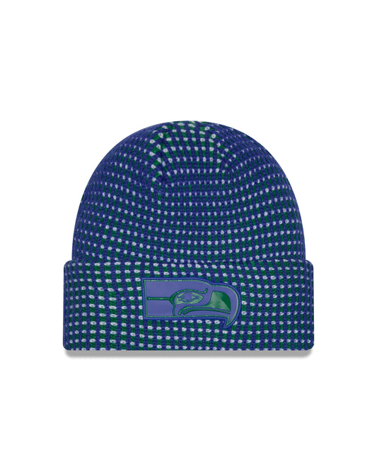 Seattle Seahawks 2026 New Era NFL Sideline Cold Weather Cuff Knit Toque - Historic