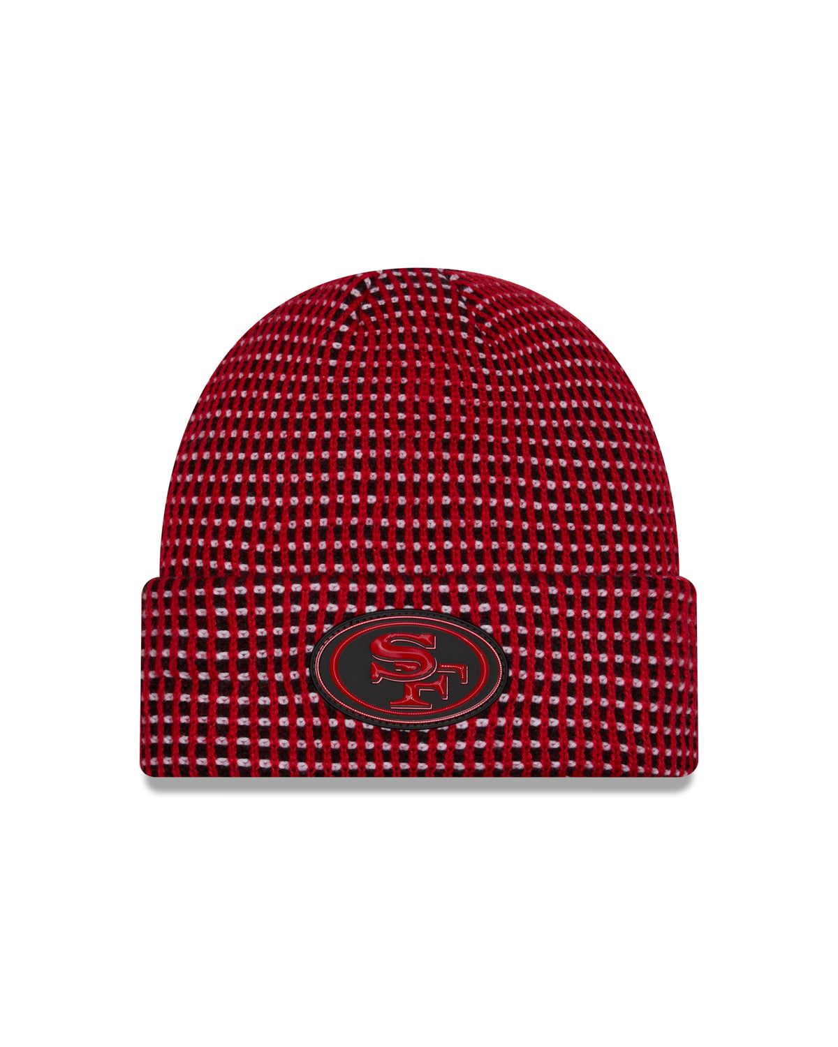 San Francisco 49ers 2026 New Era NFL Sideline Cold Weather Cuff Knit Toque - Red
