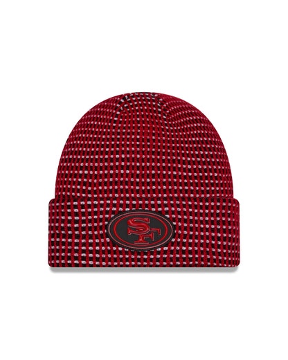 San Francisco 49ers 2026 New Era NFL Sideline Cold Weather Cuff Knit Toque - Red
