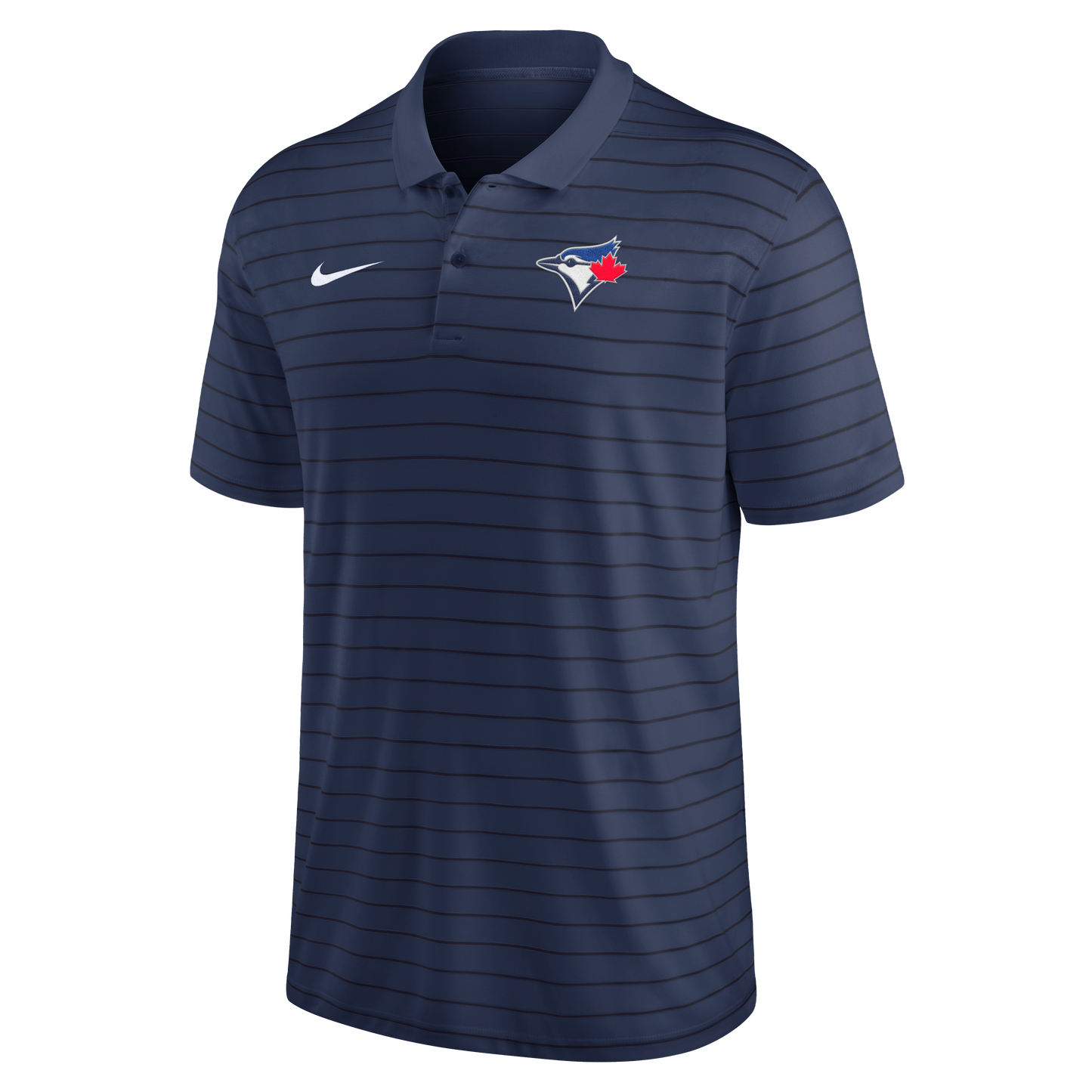 Toronto Blue Jays Nike Navy Authentic Collection Victory Performance Striped Polo