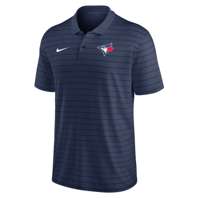 Toronto Blue Jays Nike Navy Authentic Collection Victory Performance Striped Polo