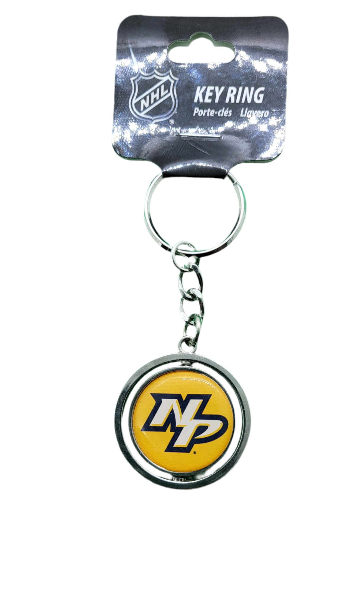 Nashville Predators Spinner Key Ring