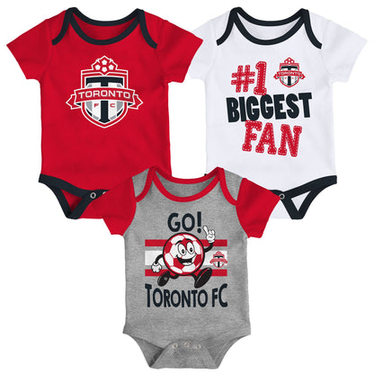 Infant Toronto FC MLS Out New True Fan 3-Piece Set - Pro League Sports Collectibles Inc.