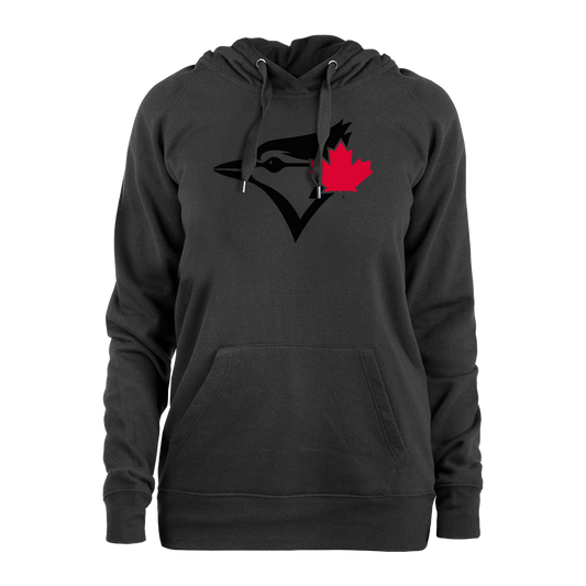 Women’s Toronto Blue Jays MLB Express Logo Hoodie - Black (Birdhead) - Red Leaf