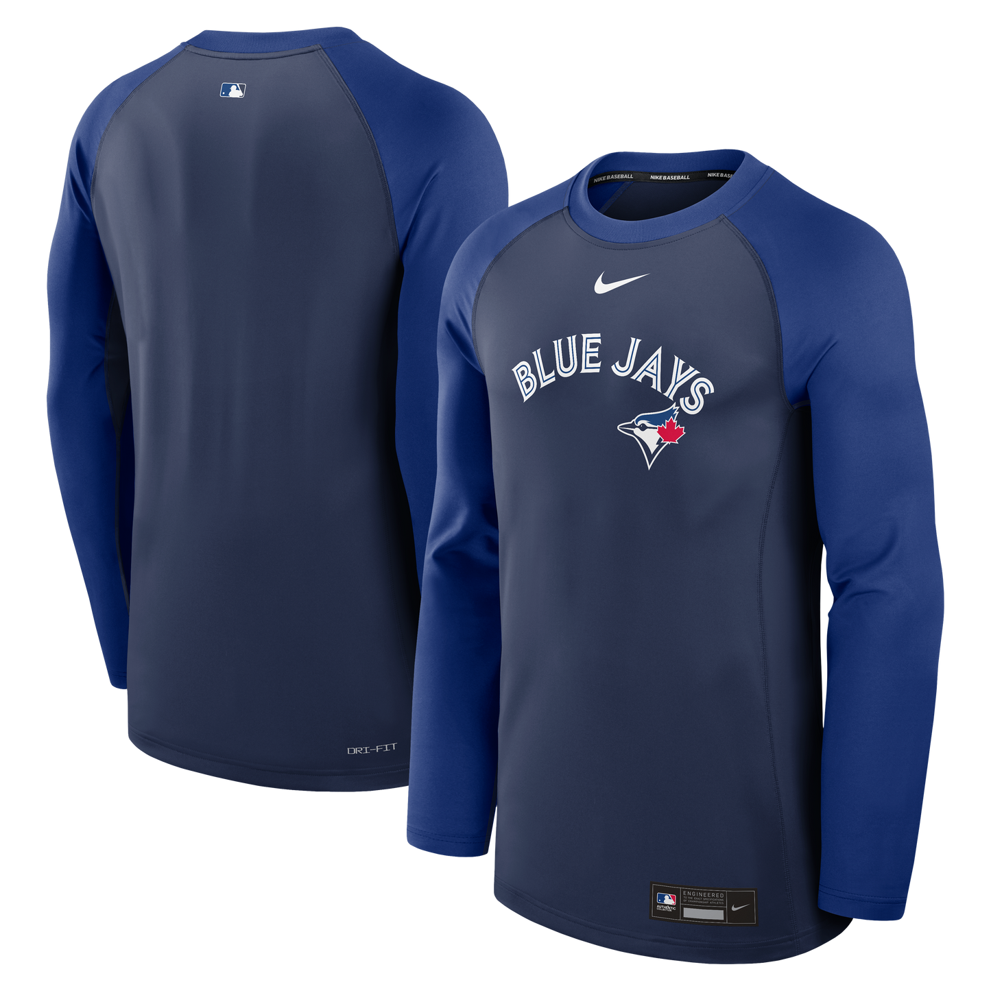 Toronto Blue Jays Dri-Fit Midnight Blue Long Sleeve T-Shirt