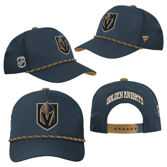 Youth Vegas Golden Knights Fanatics Authentic Pro Podium Snapback Hat - Black