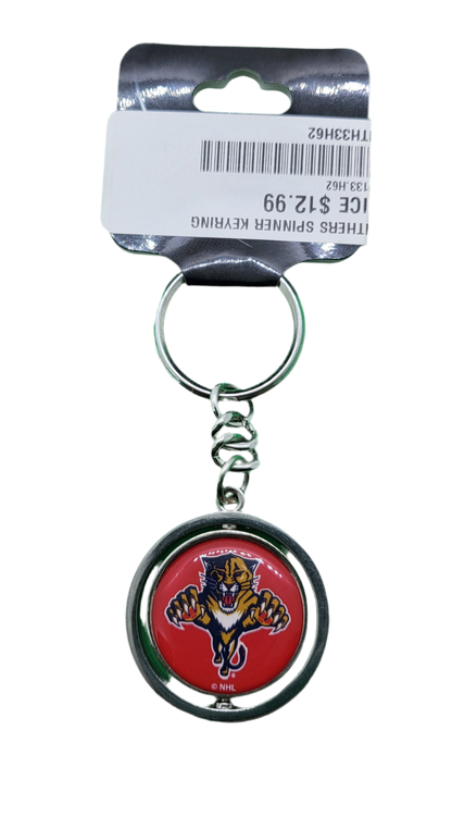 Florida Panthers Spinner Key Ring