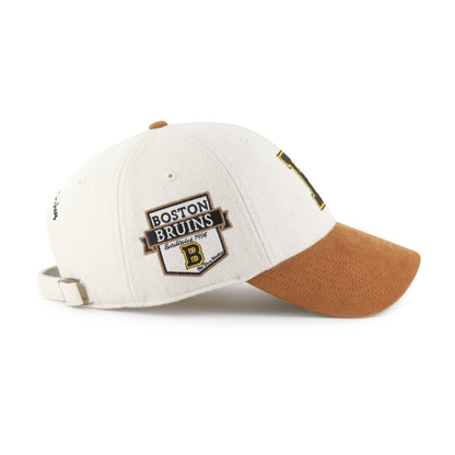 Boston Bruins '47 Beige Rafter Clean Up Adjustable Hat