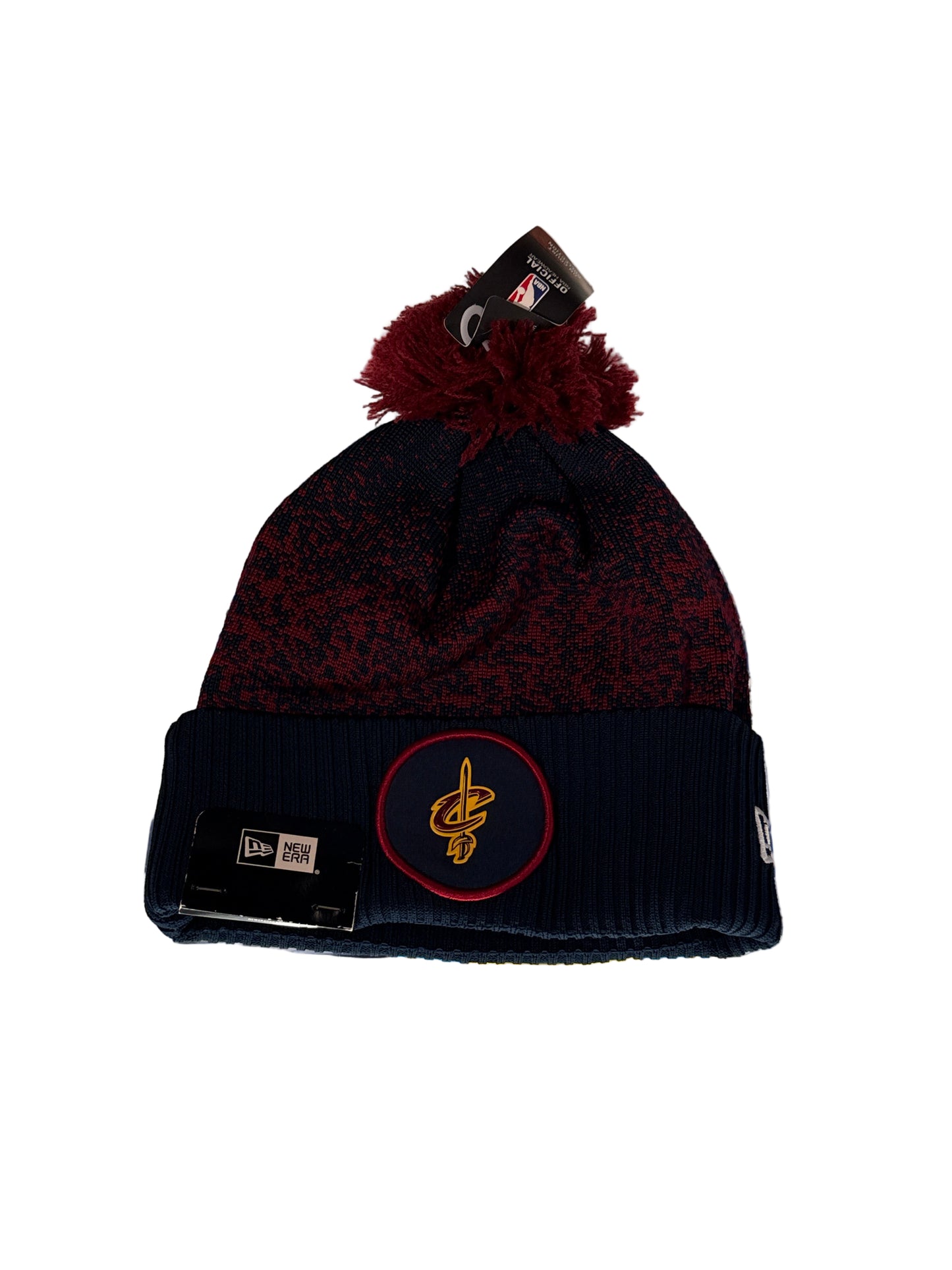 Cleveland Cavaliers New Era 17 Pom Knit Toque - Navy