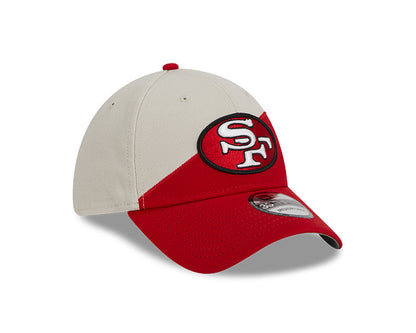 San Francisco 49ers  New Era 2023 Historic Sideline 39THIRTY Flex Hat - Cream/Red - Pro League Sports Collectibles Inc.