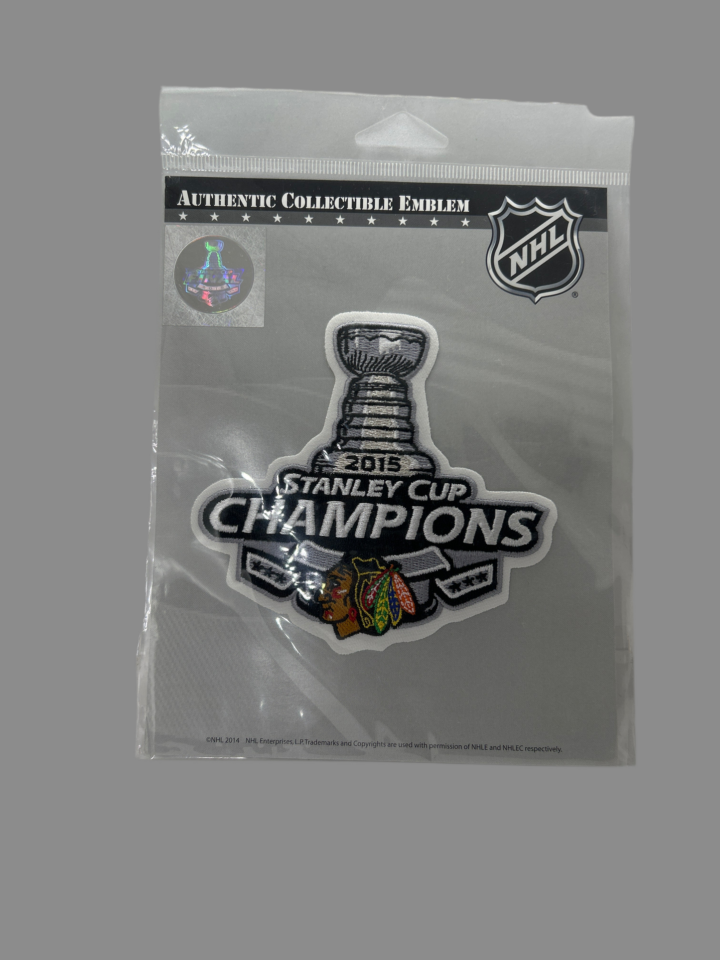 NHL Chicago Blackhawks 2015 Stanley Cup Champions Patch