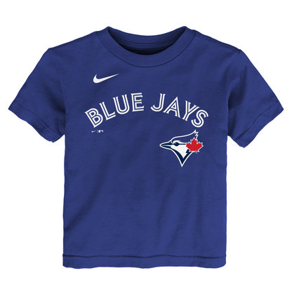 Toddler Toronto Blue Jays Guerrero Jr. #27 Nike Royal Blue Name & Number T-Shirt - Pro League Sports Collectibles Inc.