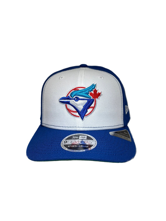 Toronto Blue Jays Cooperstown Collection New Era 9SEVENTY SnapBack Hat - TwoTone Blue/White